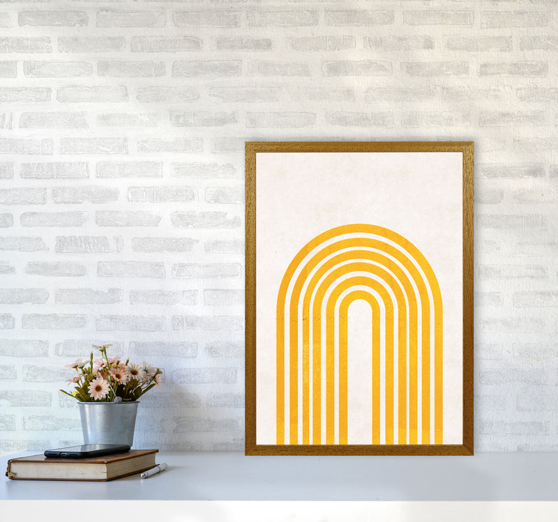 Rainbow mustard Art Print by Pixy Paper A2 Print Only