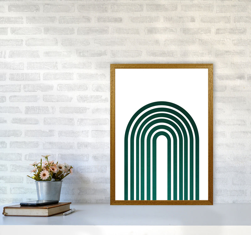 Rainbow emerald Art Print by Pixy Paper A2 Print Only