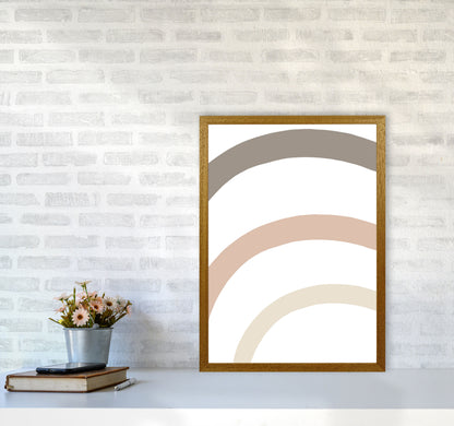 Inspired Rainbow Stripes Art Print by Pixy Paper A2 Print Only