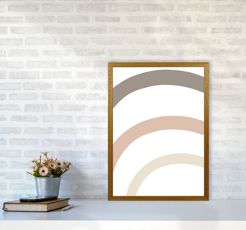Inspired Rainbow Stripes Art Print by Pixy Paper A2 Print Only