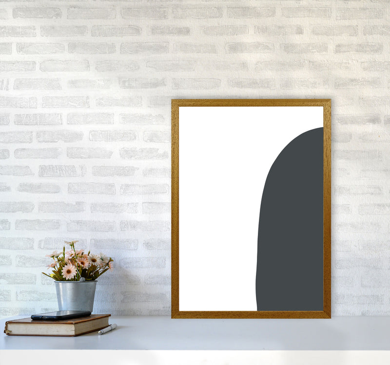 Inspired Off Black Half Stone Right Art Print by Pixy Paper A2 Print Only