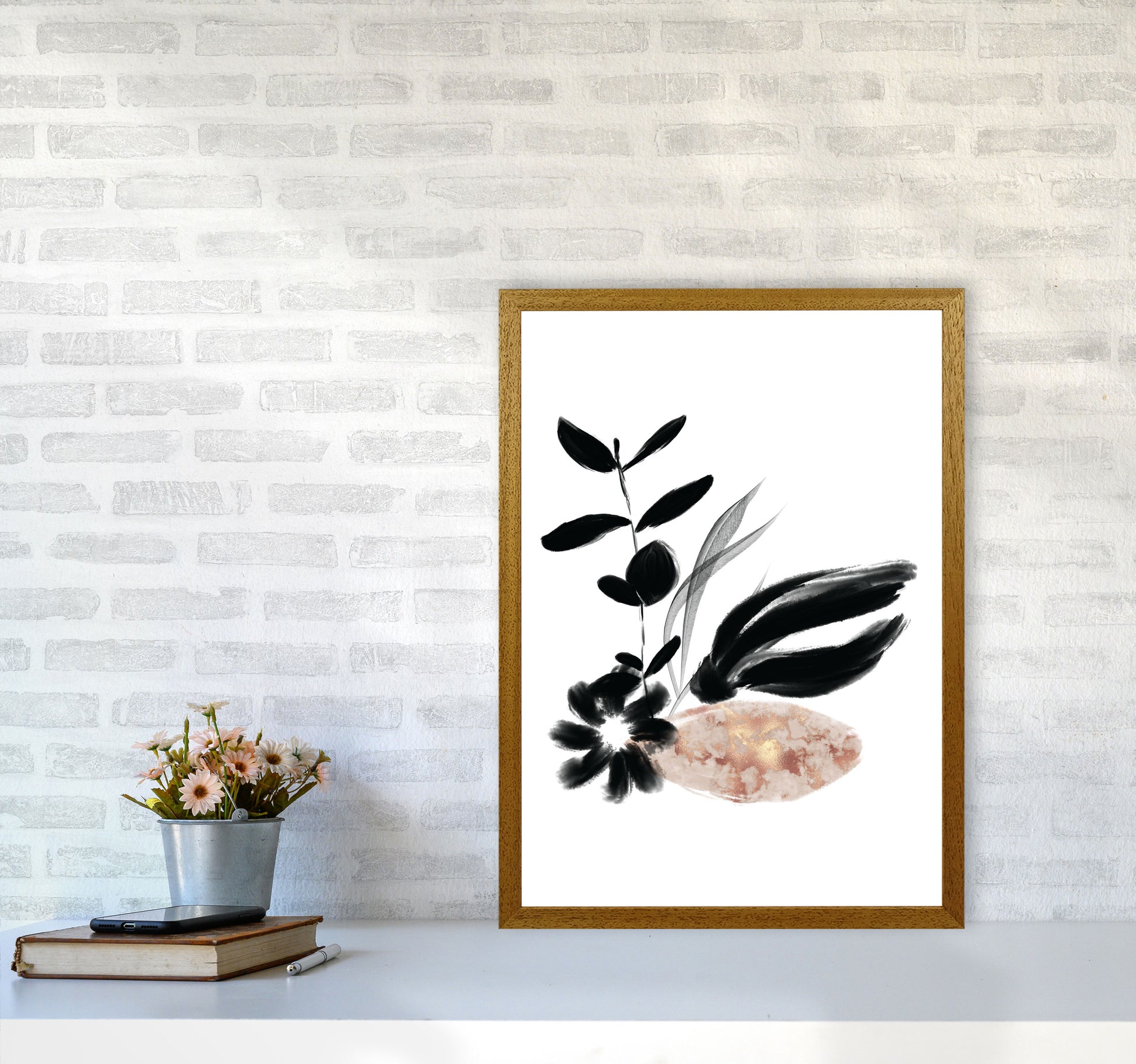 Delicate Floral 03 Art Print by Pixy Paper A2 Print Only