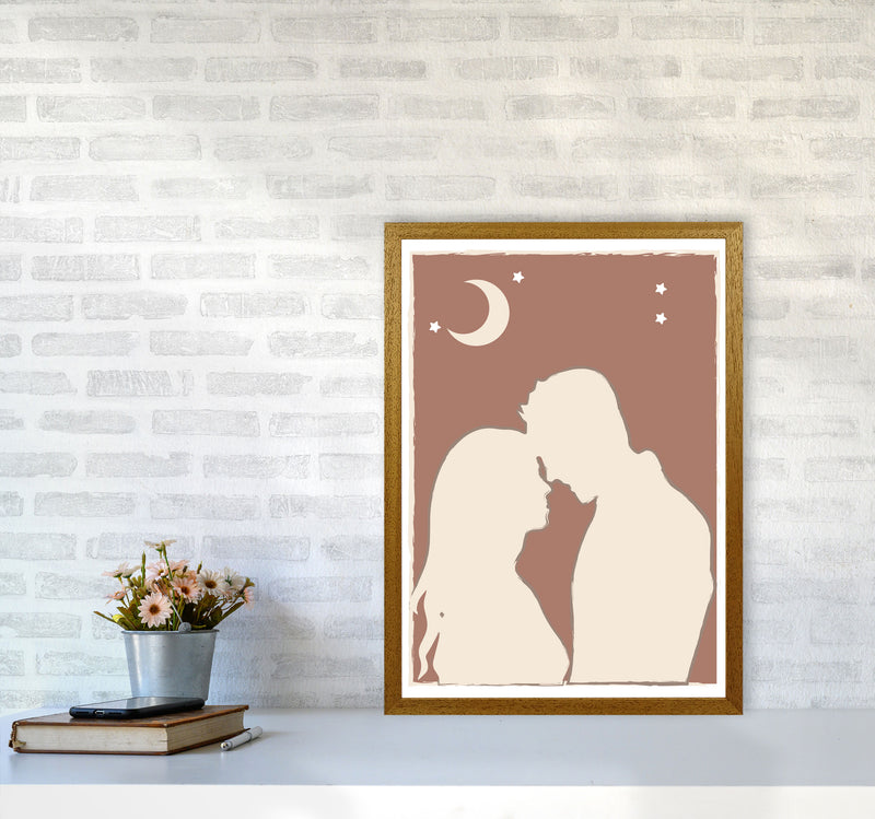Autumn Lovers abstract Art Print by Pixy Paper A2 Print Only