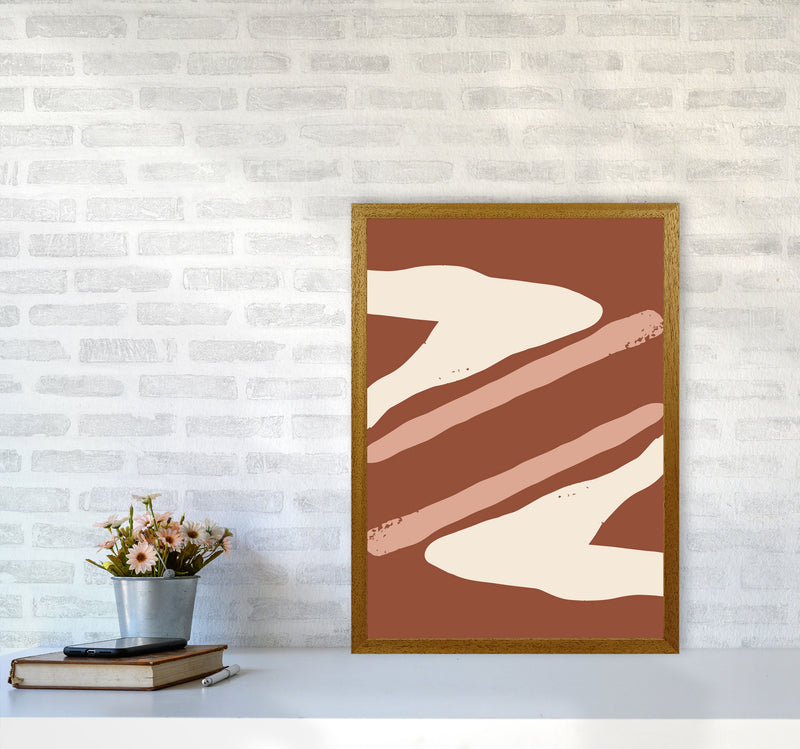 Autumn Hazel abstract Art Print by Pixy Paper A2 Print Only