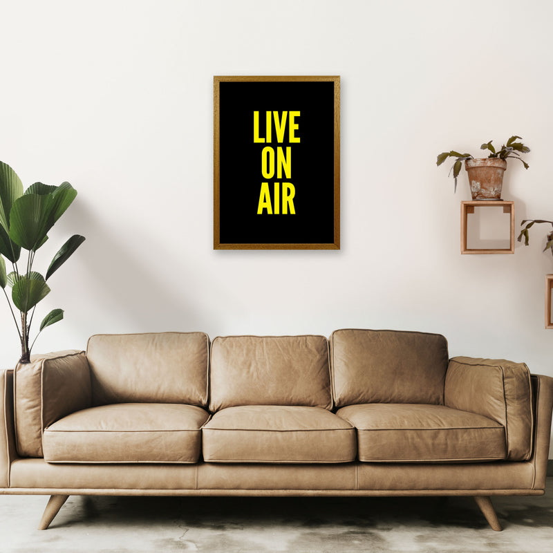 Live On Air Art Print by Pixy Paper A2 Print Only
