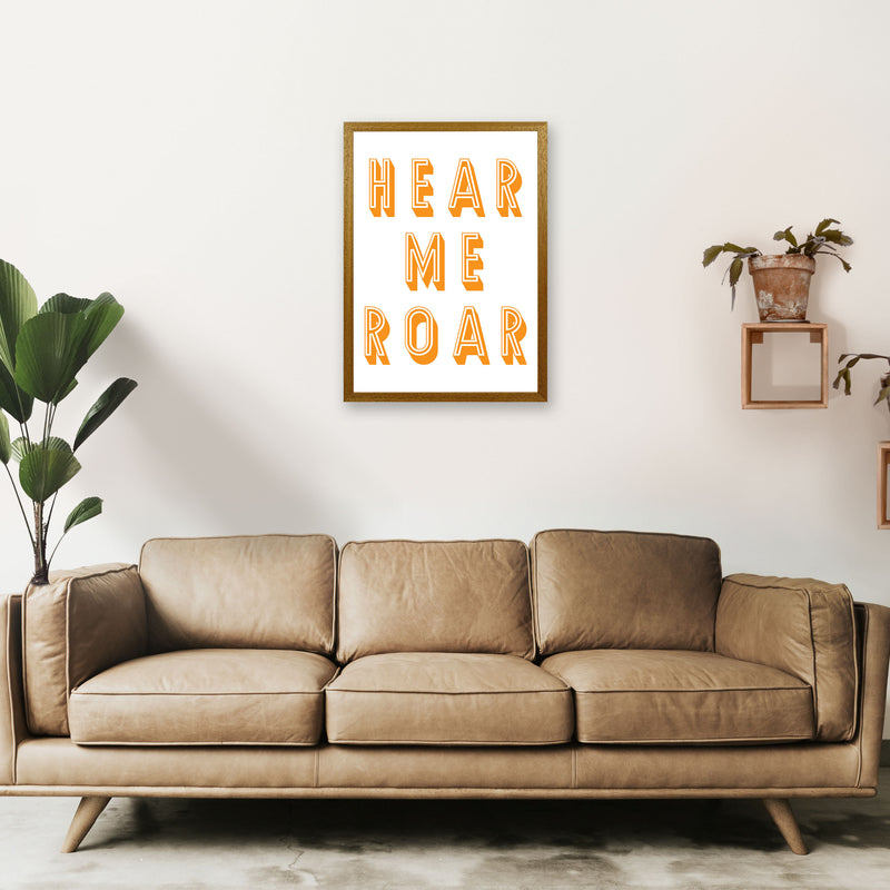 Hear Me Roar Art Print by Pixy Paper A2 Print Only