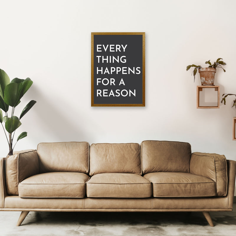 Everything Happens For A Reason Art Print by Pixy Paper A2 Print Only