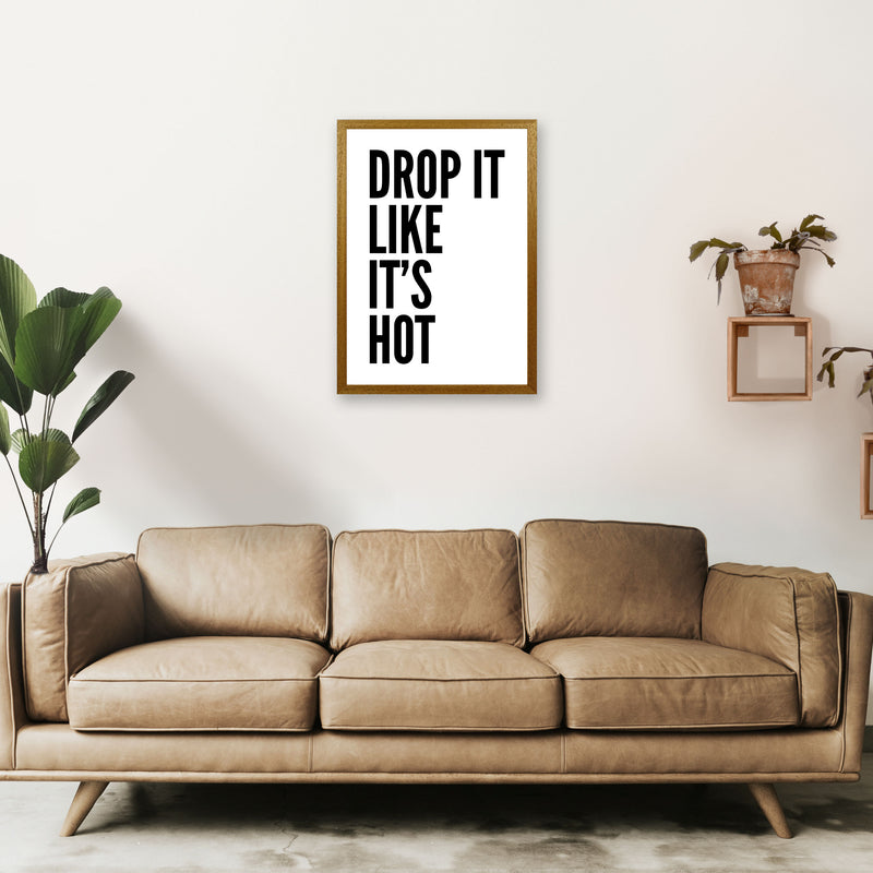 Drop It Like It's Hot Art Print by Pixy Paper A2 Print Only