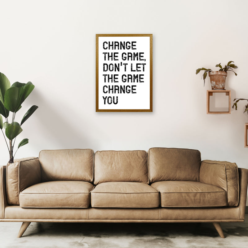 Change The Game Art Print by Pixy Paper A2 Print Only