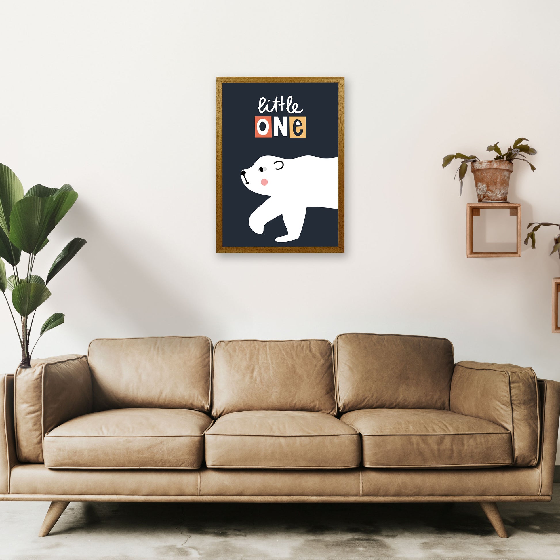 Little one polar bear Art Print by Pixy Paper A2 Print Only