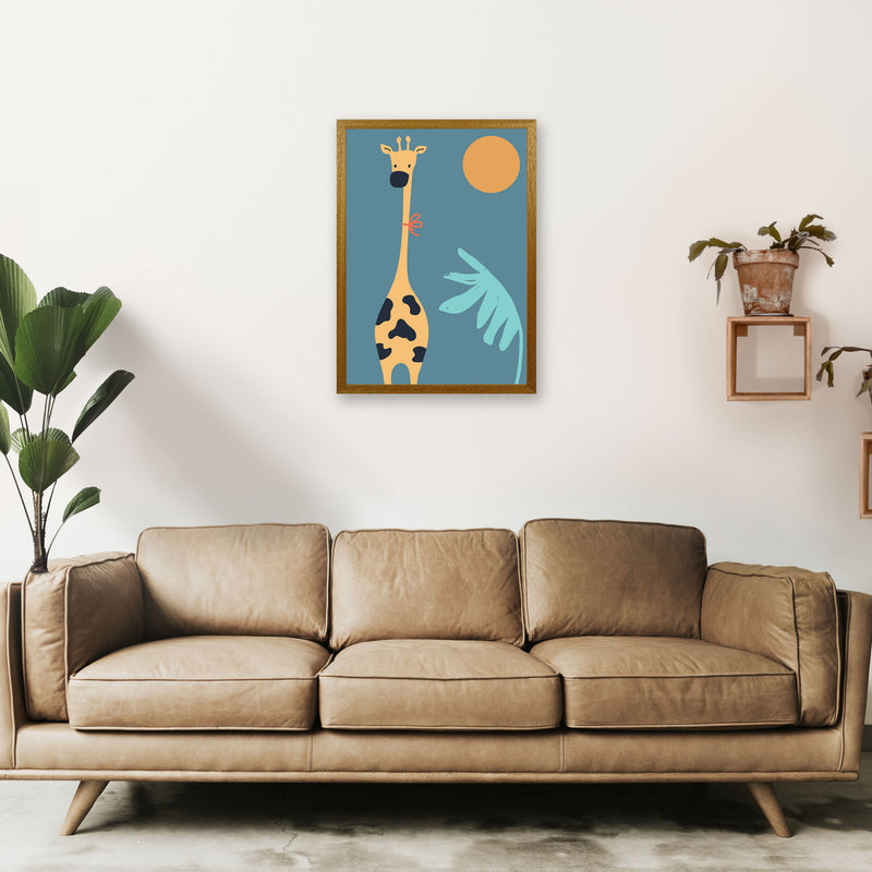 Giraffe Neutral kids Art Print by Pixy Paper A2 Print Only