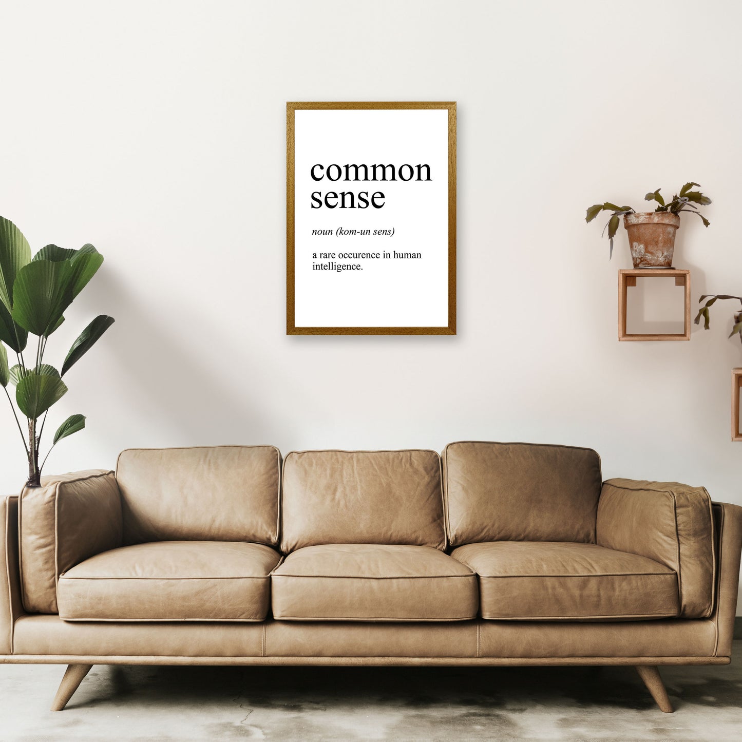 Common Sense Definition Art Print by Pixy Paper A2 Print Only