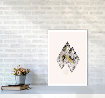 Random Geo Styles 2 Modern Print A2 Black Frame