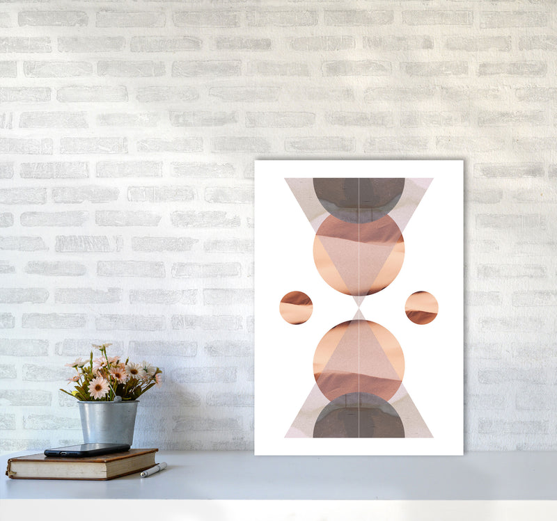 Abstract Sandstorm 1 Modern Print A2 Black Frame