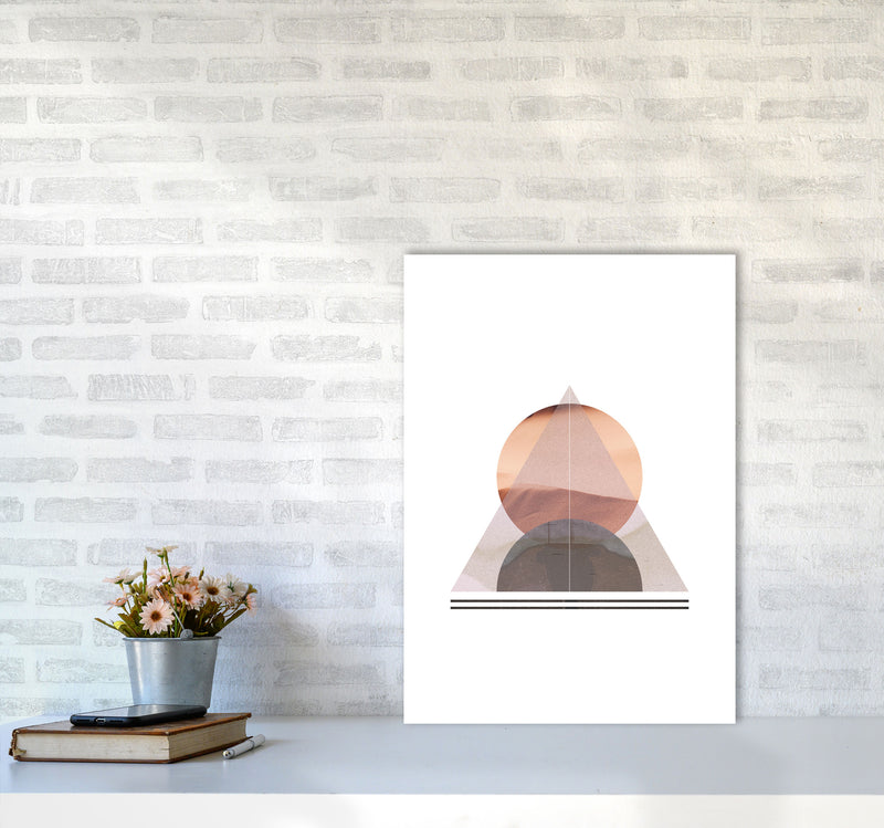 Abstract Sandstorm 2 Modern Print A2 Black Frame