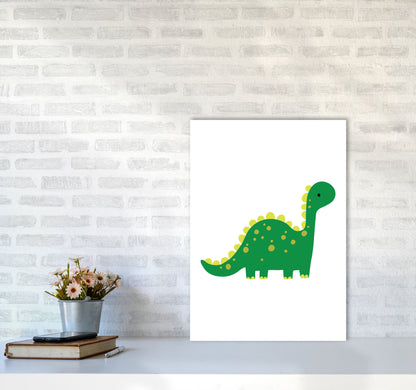 Children&#39;s Animals, Dino Modern Print A2 Black Frame