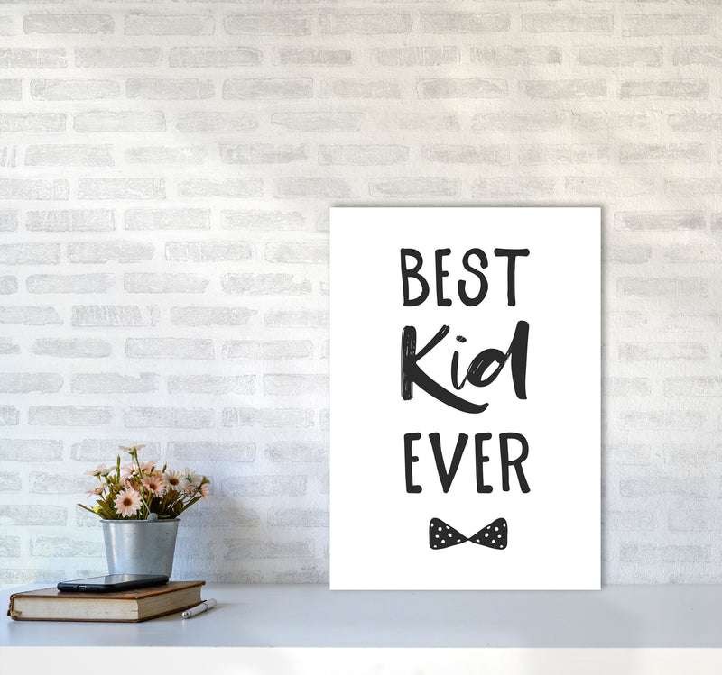 Best Kid Ever Black Framed Nursey Wall Art Print A2 Black Frame