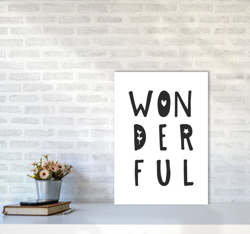 Wonderful Black Framed Nursey Wall Art Print A2 Black Frame