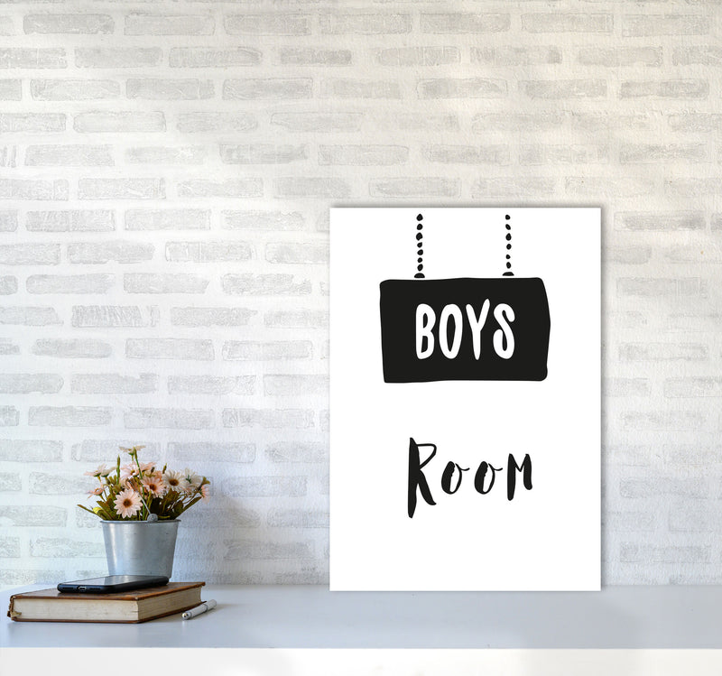 Boys Room Black Framed Nursey Wall Art Print A2 Black Frame