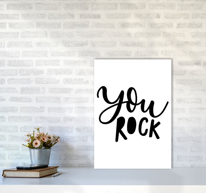You Rock Modern Print A2 Black Frame
