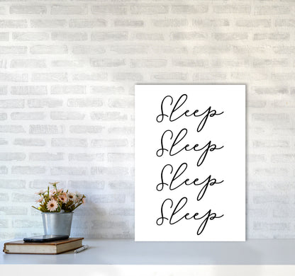 Sleep Modern Print A2 Black Frame