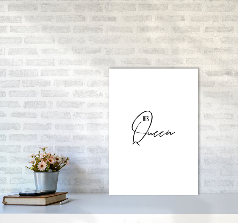 The Queen Modern Print A2 Black Frame
