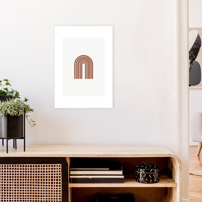 Mica Sand Rainbow N18  Art Print by Pixy Paper A2 Black Frame
