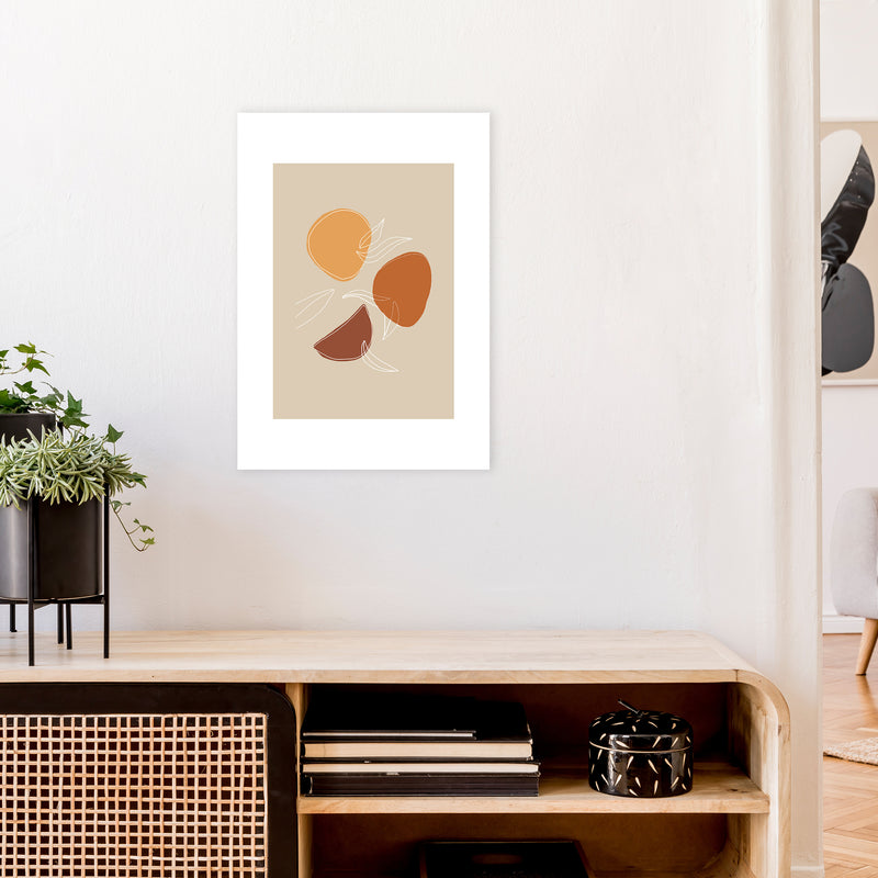 Mica Fruit N2  Art Print by Pixy Paper A2 Black Frame