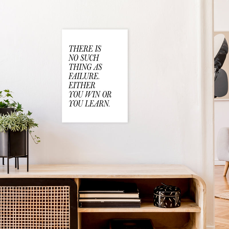 There Is No Such Thing  Art Print by Pixy Paper A2 Black Frame