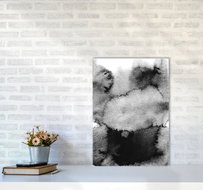 Majestic Monochrome Watercolour 14 Art Print by Pixy Paper A2 Black Frame