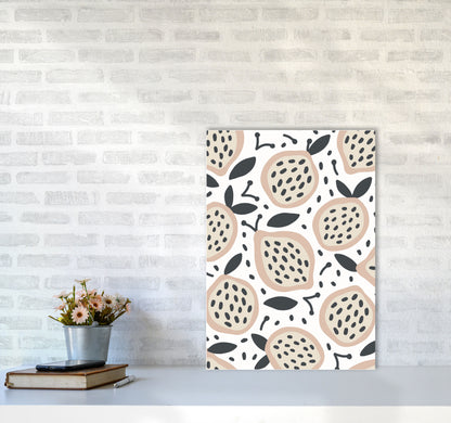 Inspired Fruit Art Print by Pixy Paper A2 Black Frame