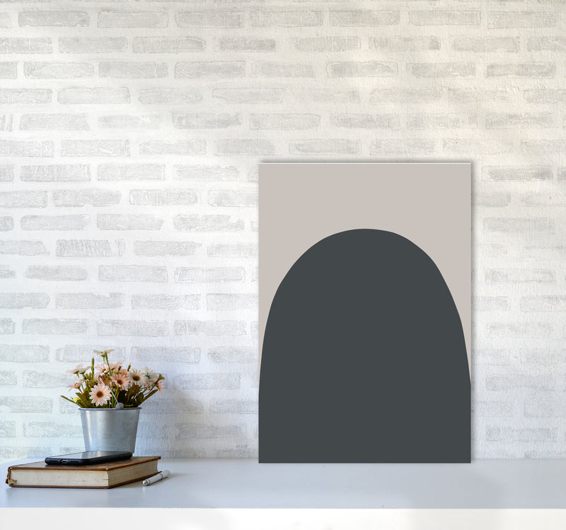 Inspired Off Black and Stone Hill Art Print by Pixy Paper A2 Black Frame
