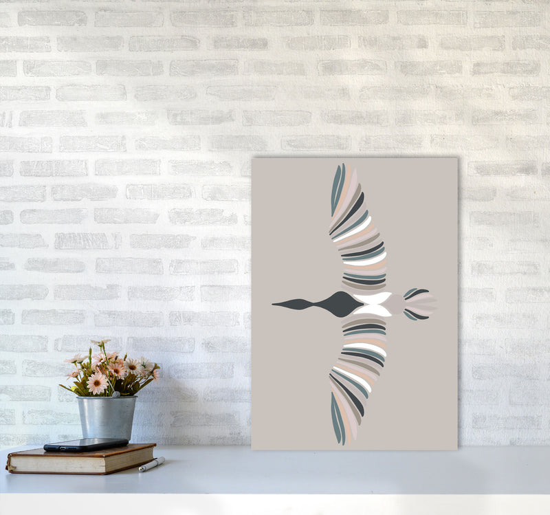 Inspired Bird Art Print by Pixy Paper A2 Black Frame