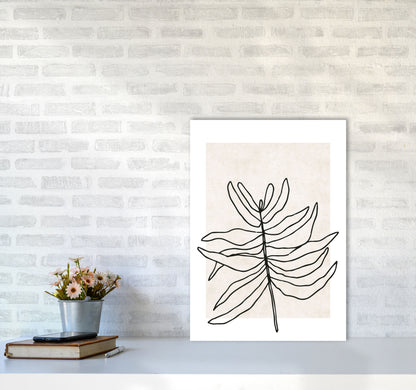 Autumn Wispa abstract Art Print by Pixy Paper A2 Black Frame