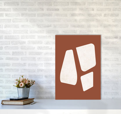 Autumn Luane abstract Art Print by Pixy Paper A2 Black Frame