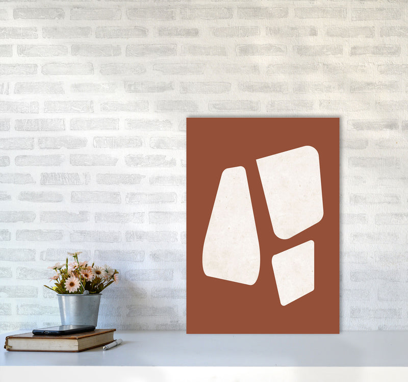 Autumn Luane abstract Art Print by Pixy Paper A2 Black Frame