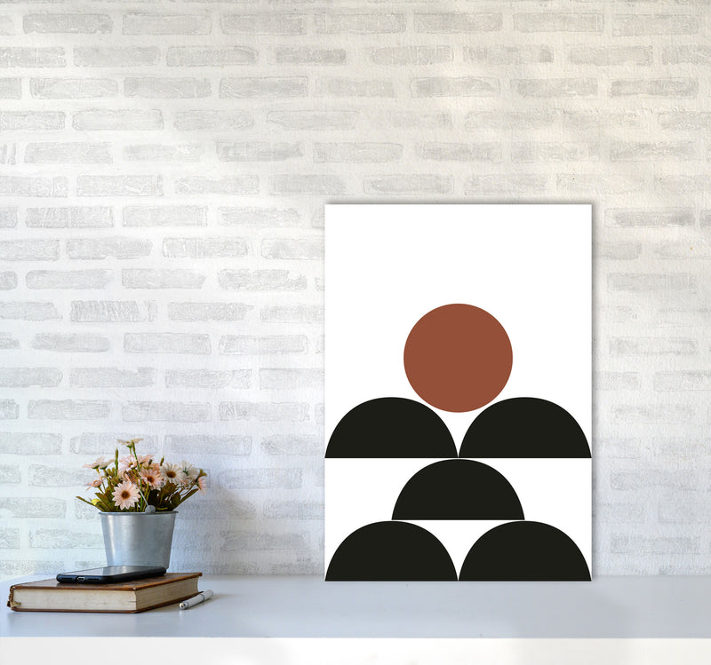 Autumn Jessica abstract Art Print by Pixy Paper A2 Black Frame