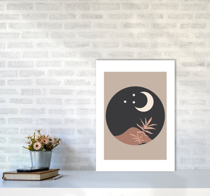 Autumn Kiara abstract Art Print by Pixy Paper A2 Black Frame