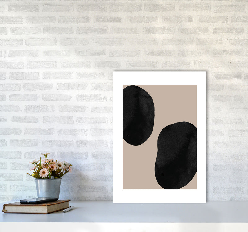 Autumn Alice abstract Art Print by Pixy Paper A2 Black Frame