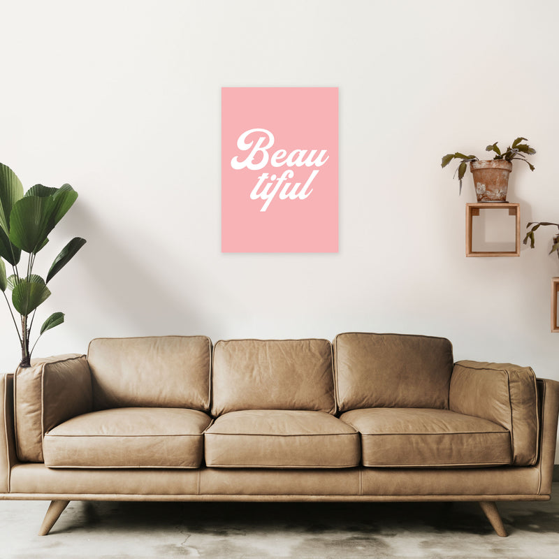 Beautiful Art Print by Pixy Paper A2 Black Frame