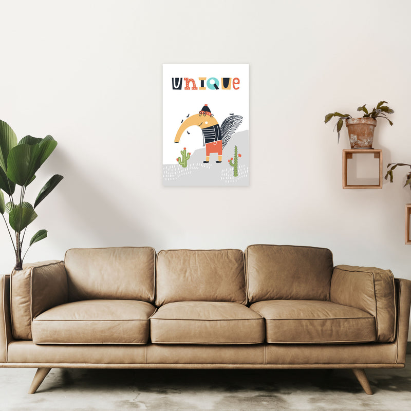 Unique animal Art Print by Pixy Paper A2 Black Frame
