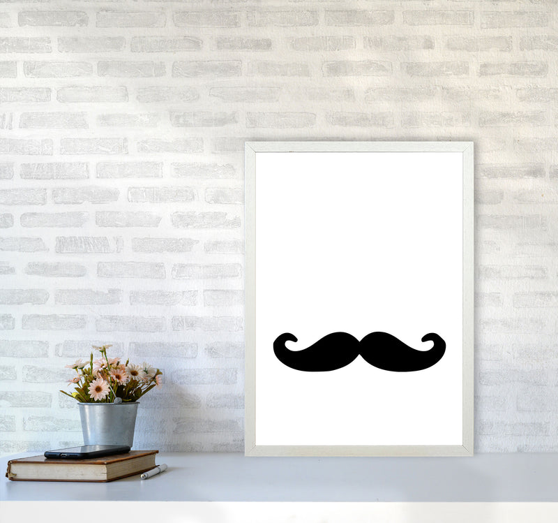Moustache Modern Print A2 Oak Frame