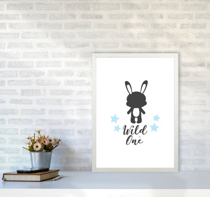 Wild One Framed Nursey Wall Art Print A2 Oak Frame