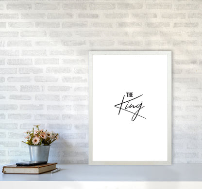 The King Modern Print A2 Oak Frame
