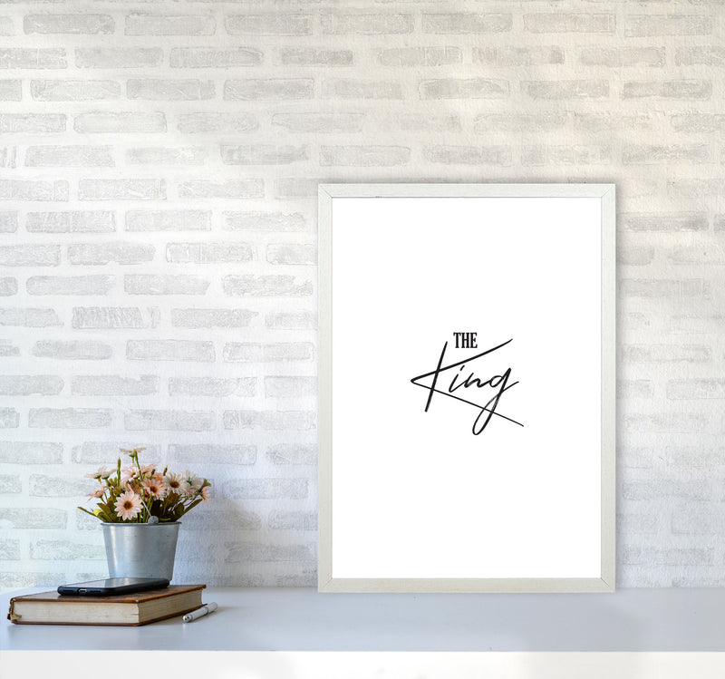 The King Modern Print A2 Oak Frame