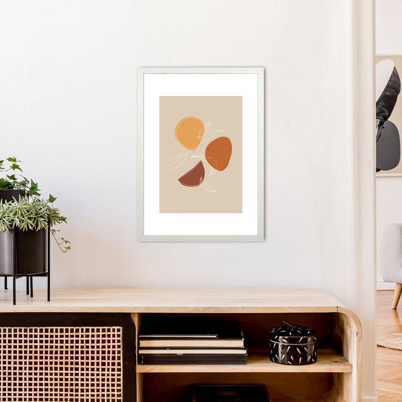 Mica Fruit N2  Art Print by Pixy Paper A2 Oak Frame