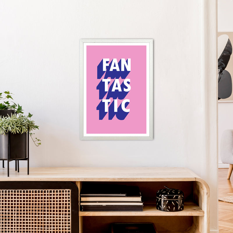 Fantastic Shadow  Art Print by Pixy Paper A2 Oak Frame