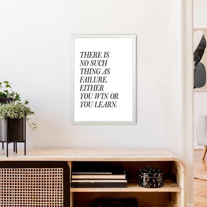 There Is No Such Thing  Art Print by Pixy Paper A2 Oak Frame