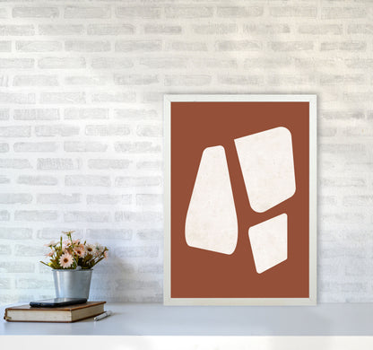 Autumn Luane abstract Art Print by Pixy Paper A2 Oak Frame