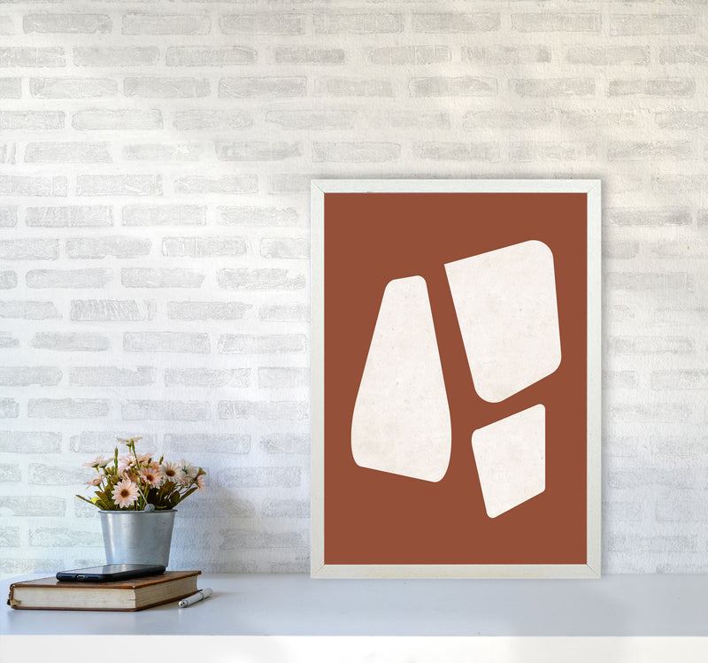 Autumn Luane abstract Art Print by Pixy Paper A2 Oak Frame